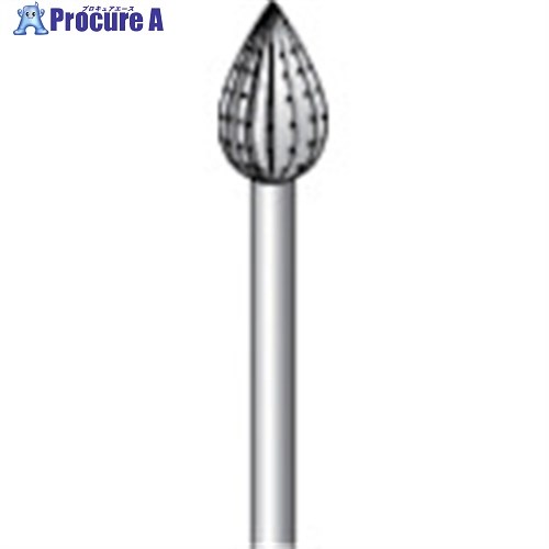 ナカニシ 精密スチールカッター 6本入 雫型 φ6×10×軸φ2.34 33366 1パック ▼829-3316【代引決済不可】