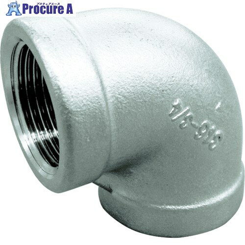 FLOBAL ねじ込み管継手 エルボ(ステンレス14A) 04115406 呼び径(A)25/呼び径(B)1 VL-S14-08 1個 ▼836-5170