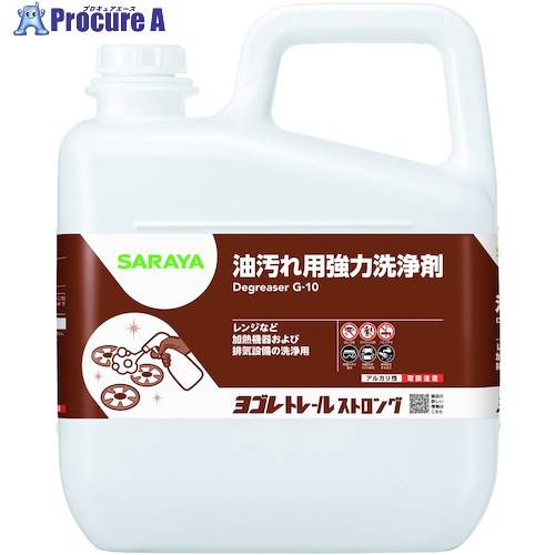 サラヤ ヨゴレトレールストロング5kg 32393 1個 ▼650-8459【代引決済不可】