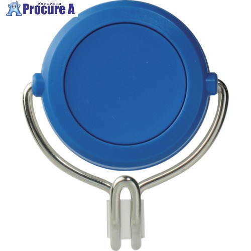 緑十字 強力マグネットフック(可動式フックタイプ) 青 MG-757BL 60×70mm 耐荷重7kg 313019 1組 ▼107-0967【代引決済不可】