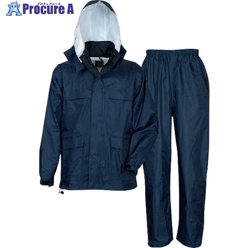 カジメイク 3308 レインタックコート上下メッシュ アイボリー L 3308-7-L 1着 ■▼151-9327【代引決済不可】【送料都度見積】