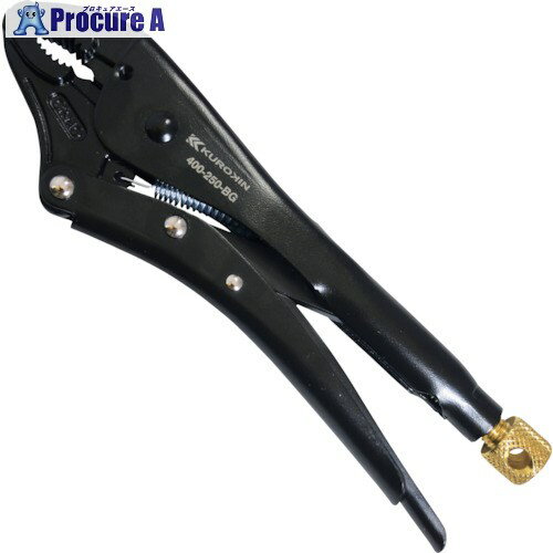 フジ矢 ロッキングプライヤー(黒金) 400-250-BG 1丁 ▼240-2229【代引決済不可】