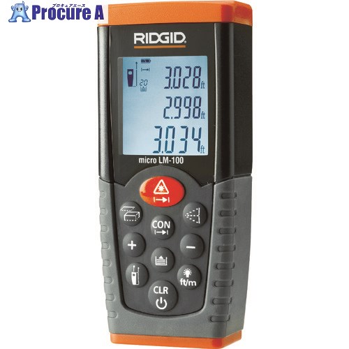 RIDGID 距離計 LM100 36158 1台 ▼408-5914【代引決済不可】