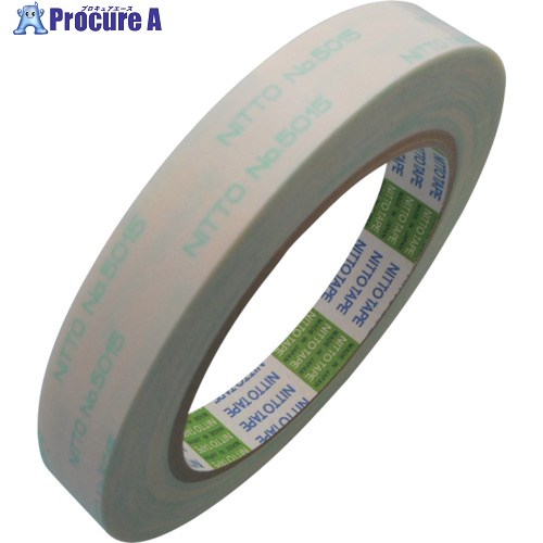 日東 多用途両面接着テープ No.5015 20mm×50m ホワイト 501520X50 40巻 ■▼450-5695 【送料都度見積】