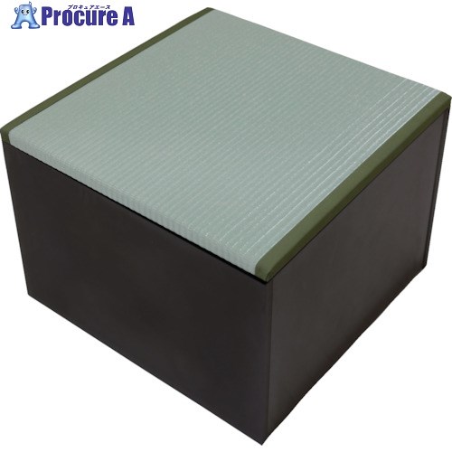 大島屋 畳収納ボックス ブラック ハイタイプ PP 32372 1個 ■▼468-0139