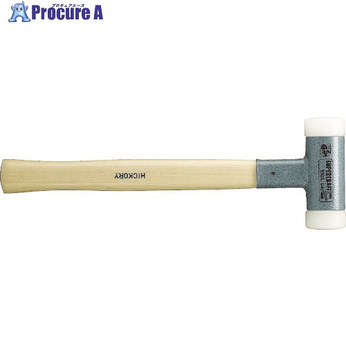 HALDER スーパークラフトハンマー ヒッコリー製ハンドル付ナイロン白 頭径4 3366.040 1本 ▼481-8237【代引決済不可】