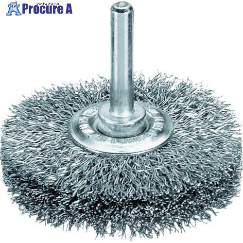 LESSMANN 軸付ホイルブラシ 鋼線 0.3 φ60 416163 1個 ▼483-9820【代引決済不可】
