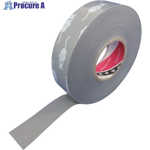 TERAOKA 防鼠ビニールテープ NO.347G 19mm×20M 灰 347G 19X20 10巻 ▼536-9922【代引決済不可】