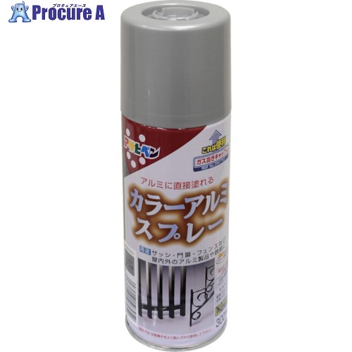 アサヒペン ラッカースプレー カラーアルミスプレー 300ml ブロンズメタリック 507921 1本 ▼827-7193【代引決済不可】のサムネイル