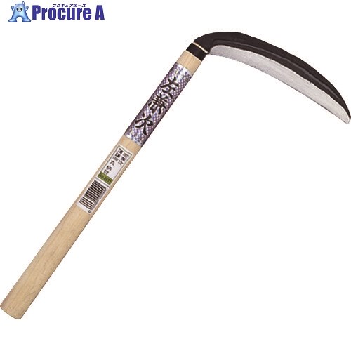 GS 左兼次薄鎌(180mm丸)柄付 3911 1丁 ▼834-5620【代引決済不可】