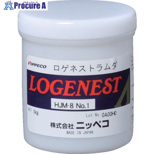 NIPPECO 耐熱フッ素グリース ロゲネストラムダHJM-8 No.1 1kg 14651081 1缶 ▼129-0910【代引決済不可】