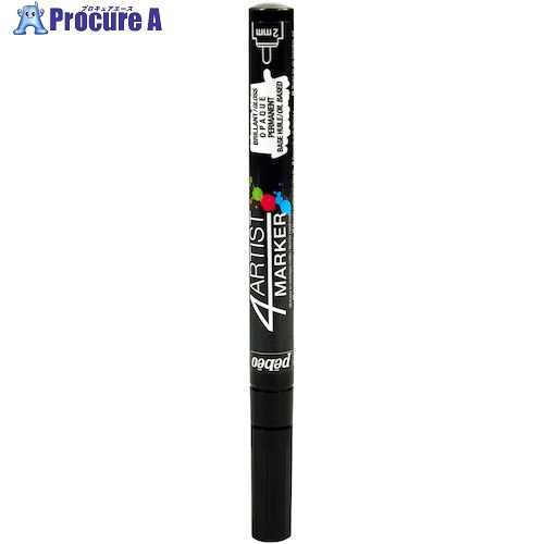 ペベオ 4アーティスト マーカー 2mmラウンド ブラック 580024 1本 ▼528-7688【代引決済不可】