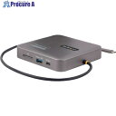 StarTech マルチポートアダプター/USB-C/2画面/4K60Hz HDMI/100W PD/2x USBハブ/有線LAN/SD 102B-USBC-MULTIPORT 1個 ▼574-6898
