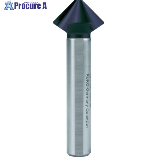 RUKO カウンターシンク 「クイックカット」 チタンアルミ 19.0mm 102720F 1本 ▼766-0669【代引決済不可】