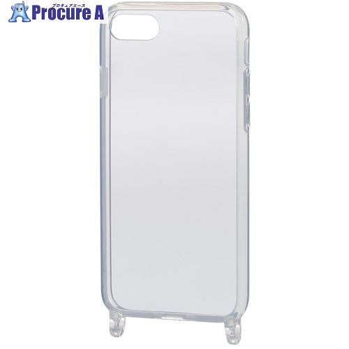 ELECOM iPhoneSE3/SE2/8/7用ハイブリッドケース ショルダーストラップホール付き クリア PM-A22SHVCKSHCR 1個 ▼534-9521【代引決済不可】