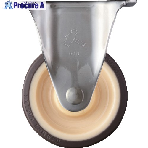 ハンマー Sシリーズオールステンレス 固定式ウレタン車輪(ローラーベアリング)125mm 320SR-UB125 1個 ▼282-7662【代引決済不可】