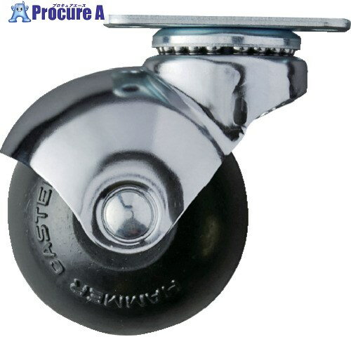 ハンマー プレート式 旋回式ゴム車輪 50mm 405P-R50 1個 ▼367-0295【代引決済不可】