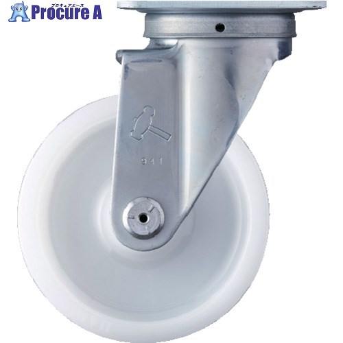 ハンマー 旋回式ナイロン車輪 125mm 420S-N125 1個 ▼367-1453【代引決済不可】