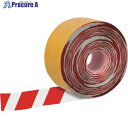セーフラン 高耐久ラインテープ 幅100mm×30m 赤/白 11758 1巻 ■▼254-2485【代引決済不可】【送料都度見積】