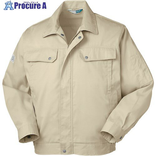 クロダルマ 長袖ジャンパー ベージュ LL 25064-21-LL 1着 ■▼552-6419【代引決済不可】【送料都度見積】