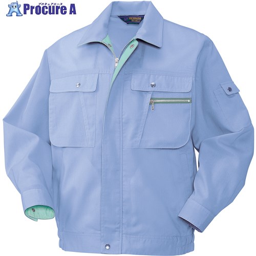 クロダルマ 長袖ジャンパー ライトパープル S 25012-78-S 1着 ■▼552-6453 【送料都度見積】