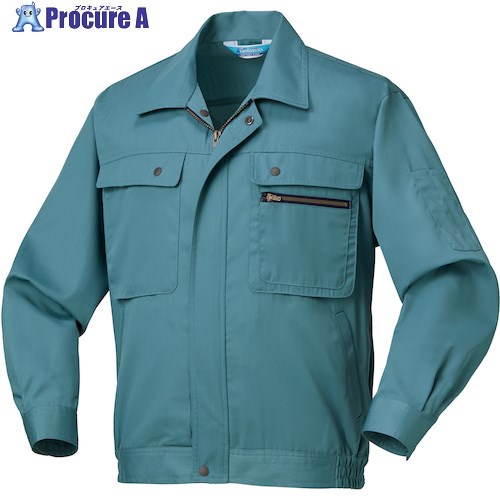 クロダルマ 長袖ジャンパー グリーン 4L 253711-85-4L 1着 ■▼554-3701【代引決済不可】【送料都度見積】