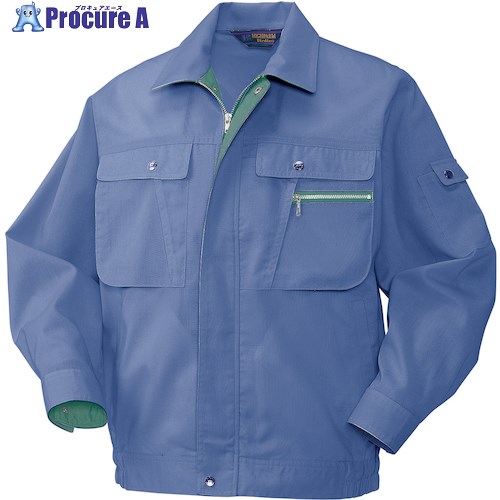 クロダルマ 長袖ジャンパー パープル 5L 25012-780-5L 1着 ■▼554-5279【代引決済不可】【送料都度見積】