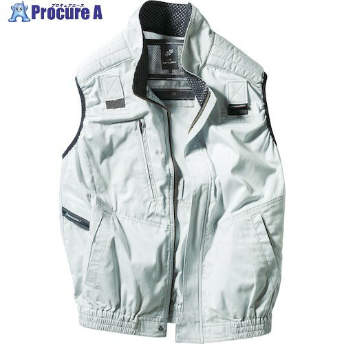 クロダルマ ハーネス対応ベスト シルバー SS 26863-40-SS 1着 ■▼558-8409【代引決済不可】【送料都度見積】