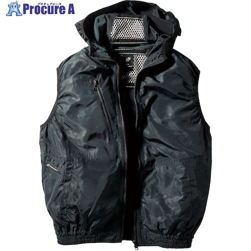 クロダルマ フード付ベスト メイサイチャコール M 26864-480-M 1着 ■▼559-3073【代引決済不可】【送料都度見積】