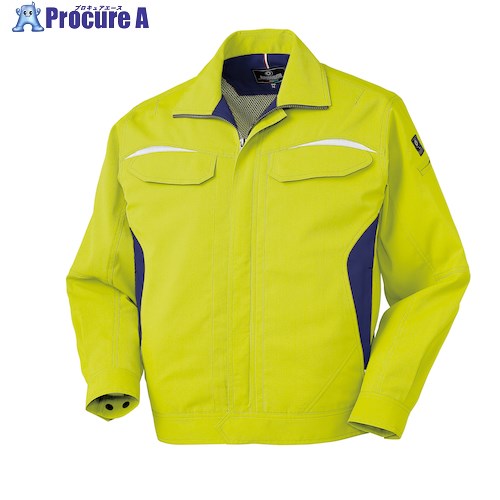 クロダルマ 長袖ジャンパー ライム L 256651-86-L 1着 ■▼559-9380 【送料都度見積】