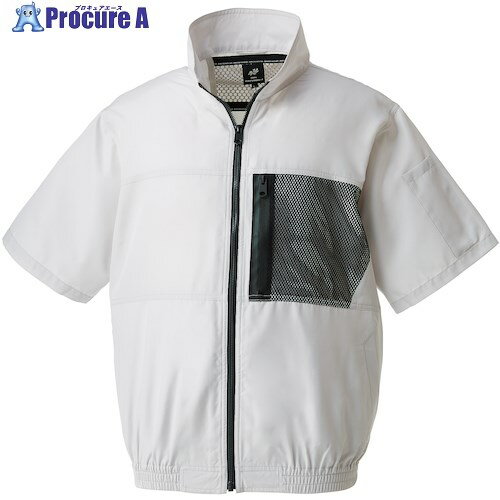 クロダルマ AIR SENSOR-1 半袖ジャンパー シルバー 3L 268791-40-3L 1着 ■▼568-4413【代引決済不可】【送料都度見積】