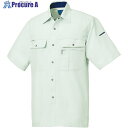 クロダルマ 半袖シャツ グレー L 26618-40-L 1着 ■▼568-5526 【送料都度見積】