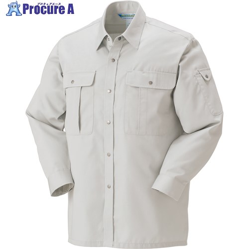 クロダルマ 長袖シャツ アイボリー LL 2535-20-LL 1着 ■▼569-0151【代引決済不可】【送料都度見積】