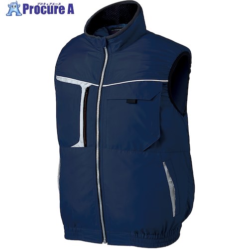 クロダルマ AIR SENSOR-1 ベスト ネイビー 3L 26878-11-3L 1着 ■▼569-3421【代引決済不可】【送料都度見積】