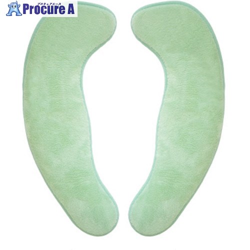 オカ らくらく便座クッション3D グリーン 29983 1個 ■▼578-6112 【送料都度見積】