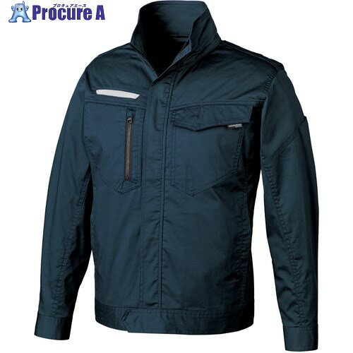 クロダルマ 長袖ジャンパー ネイビー LL 256841-11-LL 1着 ■▼663-7368 【送料都度見積】(4)