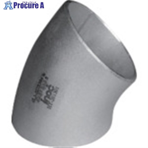 inoc 45°エルボ(ロング) 65A 呼び厚さ10S 30445EL65A10S 1個 ■▼806-4238 【送料都度見積】