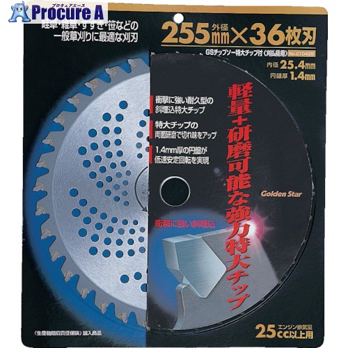 GS チップソー特大チップ付 210424 1枚 ■▼868-2251【代引決済不可】【送料都度見積】