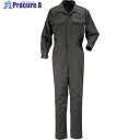 カジメイク TC長袖つなぎ服 ダークグレー 4L 6709-75-4L 1着 ■▼102-6194 ※個人宅様送り不可