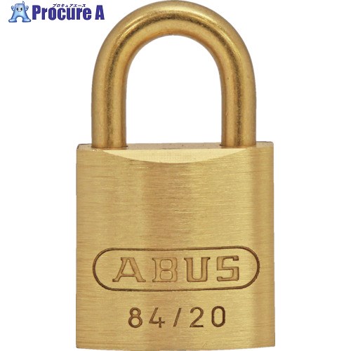 ABUS 真鍮南京錠 84MB-20 同番 84MB-20-KA 1個 ▼445-1589【代引決済不可】