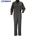 カジメイク TC長袖つなぎ服 ダークグレー S 6709-75-S 1着 ■▼523-6179 ※個人宅様送り不可