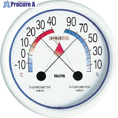 TANITA 食中毒注意ゾーン付温湿度計 5488 5488 1個 ▼765-8427【代引決済不可】