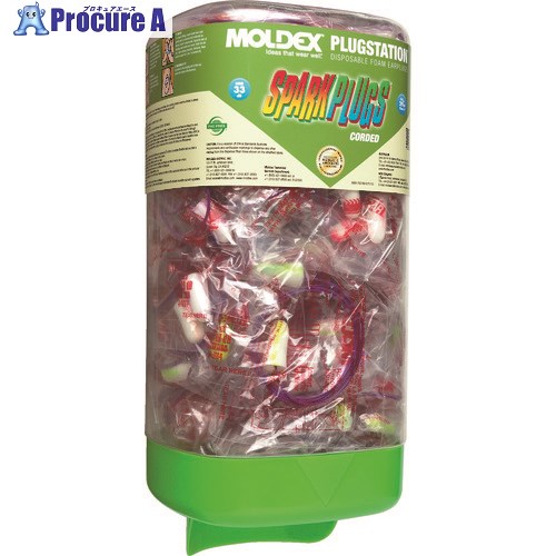 MOLDEX 耳栓 コード付きスパークプラグ プラグステーション 150組入 6880 1ケース ▼836-5869【代引決済不可】