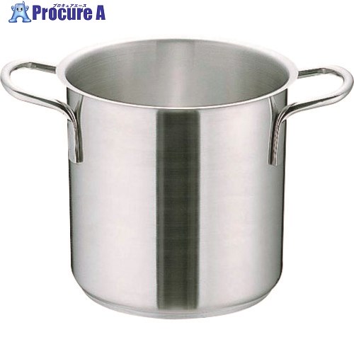 TKG ムラノ インダクション18-8寸胴鍋 (蓋無)36cm AZV7706 1個 ■▼137-6928 【送料都度見積】