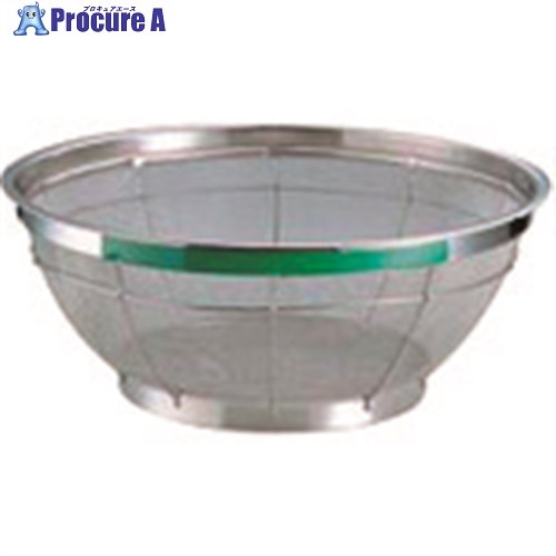 TKG NEWマンモス カラー 浅型ざる 35cm グリーン AZL4732 1個 ■▼137-6961【代引決済不可】【送料都度見積】