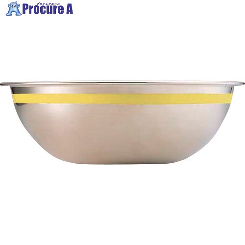 TKG カラーライン ボール 39cm イエロー SA18-8ステンレス ABC8843 1個 ■▼186-5478【代引決済不可】【送料都度見積】