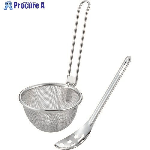 TKG スリースノー 18-8共柄みそこし(スプーン付) BMS06 1個 ■▼188-0027【代引決済不可】【送料都度見積】