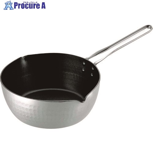 TKG 共柄厚板 アルミテフロン雪平鍋 24cm AYK7306 1個 ■▼188-6524【代引決済不可】【送料都度見積】