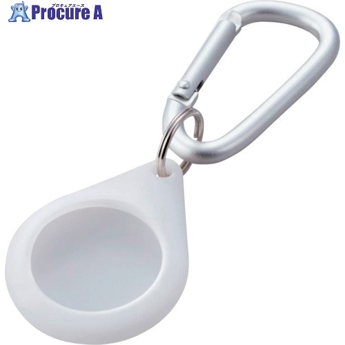 ELECOM AirTag用アクセサリ カラビナ付シリコンケース クリア AT-SCKCR 1個 ■▼254-5994【代引決済不可】 ELECOM AirTag用アクセサリ カラビナ付シリコンケース クリア AT-SCKCR 1個 ■▼254-5994【代引決済不可】