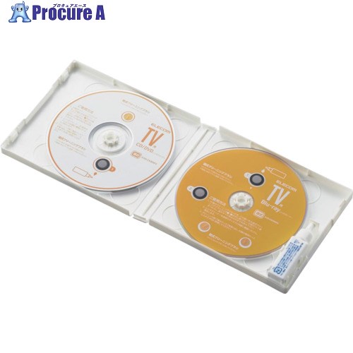 ELECOM テレビ用クリーナー Blu-ray/CD/DVD レンズクリーナー 湿式 2枚組 AVD-CKBRP2 1個 ■▼336-2232【代引決済不可】